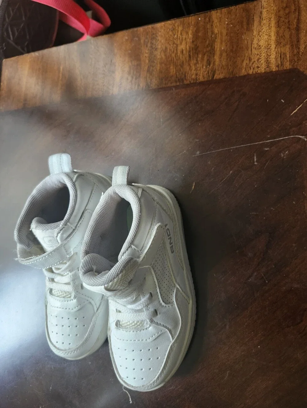 Kids White Athletic Sneakers